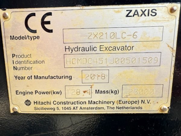 Hitachi ZX210-6 - Image 15