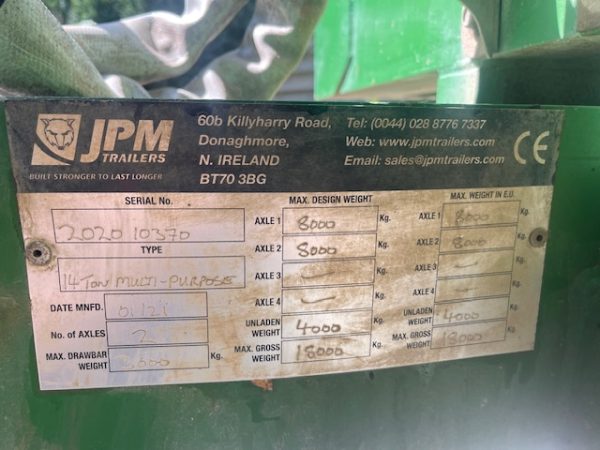 JPM 14TMP Tipping Trailer - Image 13