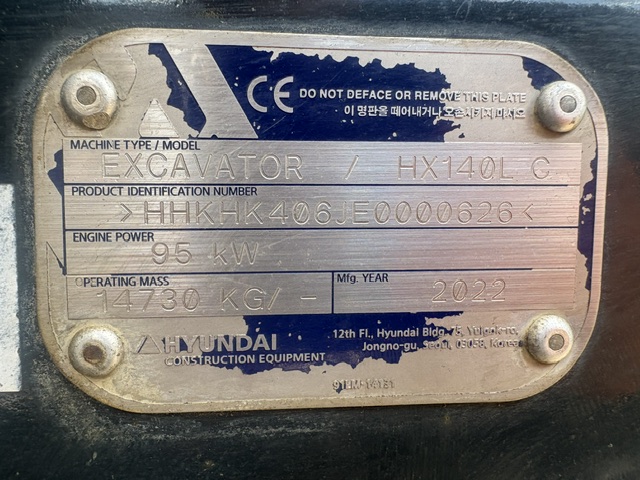 Hyundai HX140 - Image 15